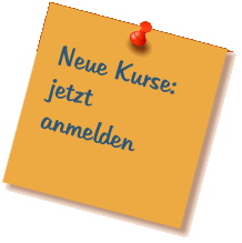 Neue Kurse: jetzt anmelden